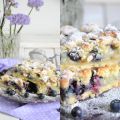 Pudding-Streusel mit Blaubeeren