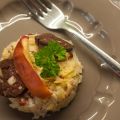 Kartoffel- Sauerkraut Auflauf mit Blutwurst und[...]