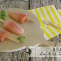 Heiß auf Eis! Grapefruit-Zitroneneis am Stiel
