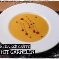 Kürbiscremesuppe mit Ingwer