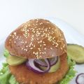 Jägerschnitzel im Burger