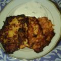 Kürbis-Ingwerpuffer mit Sour Cream