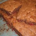Backen: Schokoladenkuchen mit Kirschen