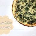 Bärlauch Quiche mit Ziegenkäse