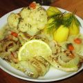 Ofenfisch mit Dillsoße