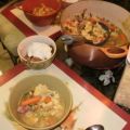 Suppe - Spargel, Gemuese und Spaetzle,[...]