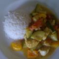 Curry-Fisch-Gemüse-Pfanne