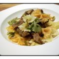 Farfalle mit Filetspitzen