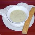 Spargel-Lachs-Suppe mit Dill