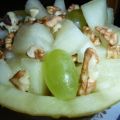 Melonen-Trauben-Nuss-Schale