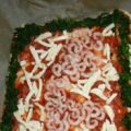 Pizza Sylter Landkarte mit Krabben und[...]