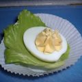 Eier gefüllt mit Forellencreme