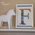 DIY: Monogramm aus alten Zeitschriften