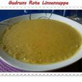 Suppe: Rote Linsensuppe