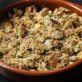 Apple-Crumble mit Mohn-Marzipan-Streuseln