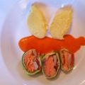 Lachs-Jakobsmuschel-Zucchini-Involtini mit[...]