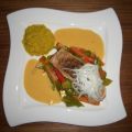 Garam Masala Lachs mit Kokos-Curry-Butter an[...]