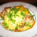 Champignontoast mit dreierlei Käse
