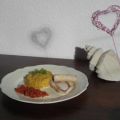 Rotes Meerbarbenfilet auf Safran-Risotto mit[...]