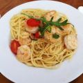 Spaghetti mit Garnelen,Rucola und Cherrytomaten[...]