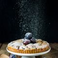 Vollkorn-Zwetschgenkuchen mit Honig und Zimt
