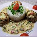 Gefüllte Champignons mit Frischkäse