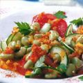 Dicke-Bohnen-Salat mit Paprika-Vinaigrette