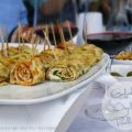 Gefüllte Omelette-Röllchen