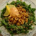 Sherry - Garnelen im Rucola-Salat-Bett mit[...]