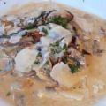 80 Grad Entenbrust in Safran-Sahne-Sauce mit[...]