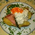 Kartoffeln mit Lachscreme