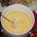 Käsefondue mit Quark