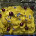 Curry-Sahne-Hähnchen mit Pfirsich