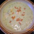 Kartoffelsuppe mit Lachs