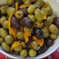 Gebackene italienische Oliven