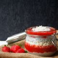 #fitfriday: Chia-Kokos-Pudding mit Erdbeeren