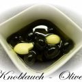 Knoblauch-Oliven