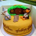 Herr der Ringe Torte - Gandalf und Frodo