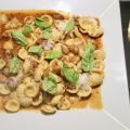 Pasta mit Borlottibohnen und Tomaten