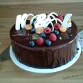 Schoko-Maracuja-Torte mit Mirror-Glaze