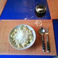 Nudeln: Tortellini Tricolore mit Carbonara