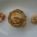 Feine Garnelen Tartelettes mit Ziegenfrischkäse