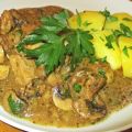 Gulasch in Champignon-Soße