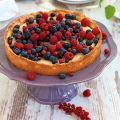 Vanilletarte mit Beeren