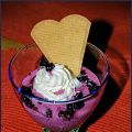 Rezept: Blaubeer-Frischkäse-Eis