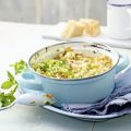 Möhren-Risotto mit Brunnenkresse