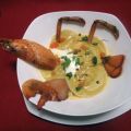 Hummeravioli in Safran-Velouté