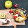 Smoothie Protein Bowl mit Waffeln