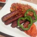 Djuvec- Reis a lá Nadine mit cevapcici und Ajvar