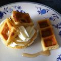 Waffel Cupcakes mit Ahornsirup
